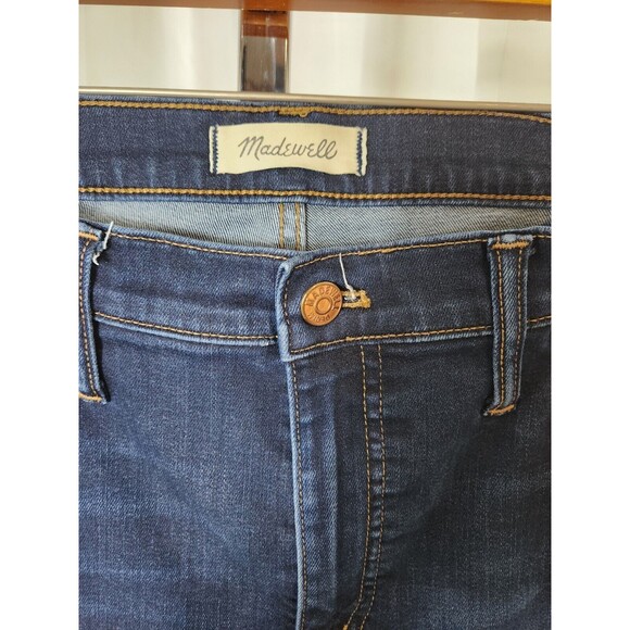 Madewell 9" Mid Rise Skinny Jeans Blue Pants Womens Size 32 Dark Wash Denim - Picture 3 of 15